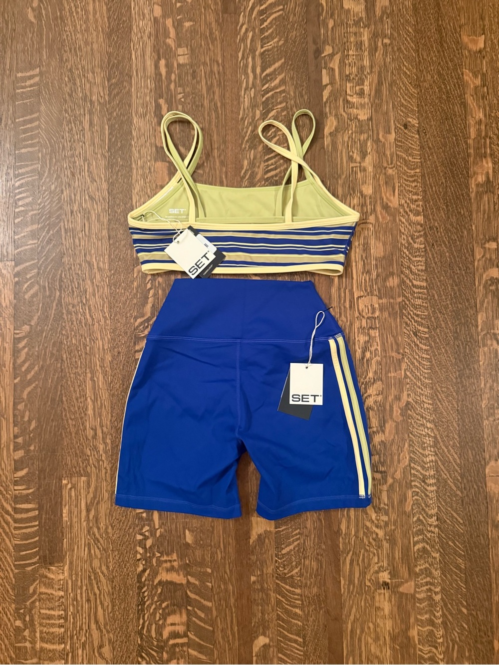 SET Active Stripe Set in Toucan- size xs - Picture 2 of 6